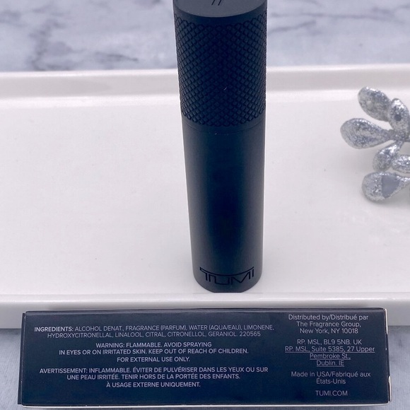 TUMI 19 Degree Extrait EDP Atomizer,Woody Aromatic -Travel7.5ml,0.25oz-BOXED-NEW - Picture 11 of 16